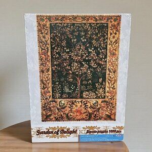 New factory sealed Garden of Delight Jigsaw Puzzle 1000 pieces 19 x 29 inches